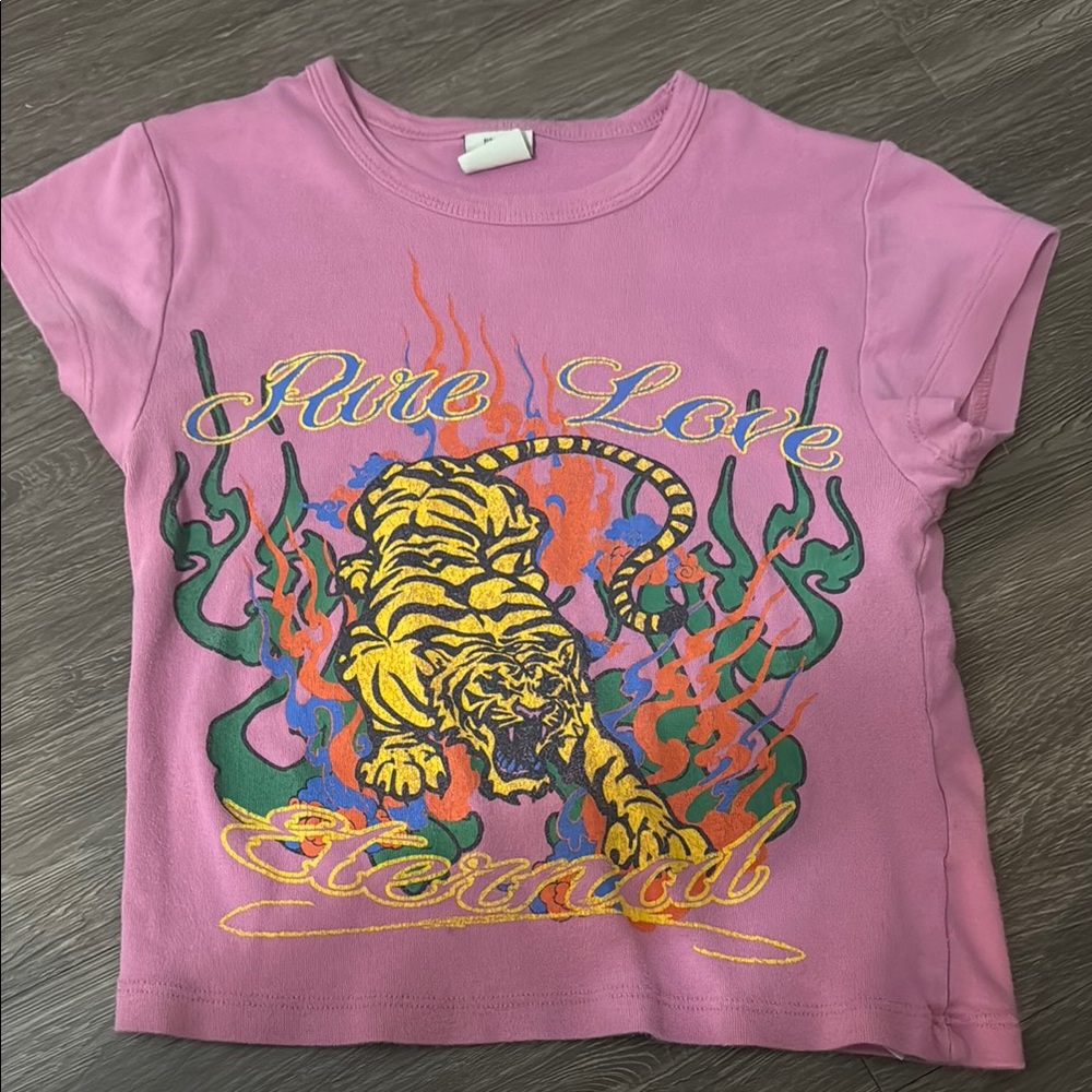 Urban Outfitters Pure Love Tiger Baby Tee